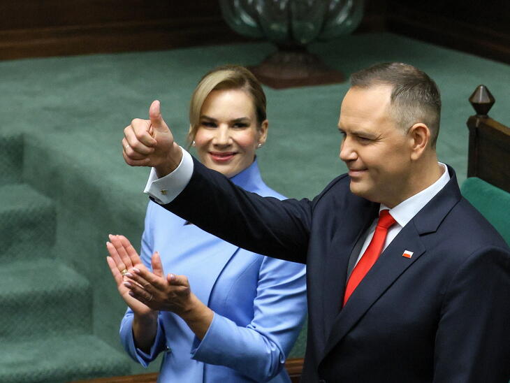 Dacol a lengyel elnök: nem váltja le az Országos Rádió- és Televíziótanácsot