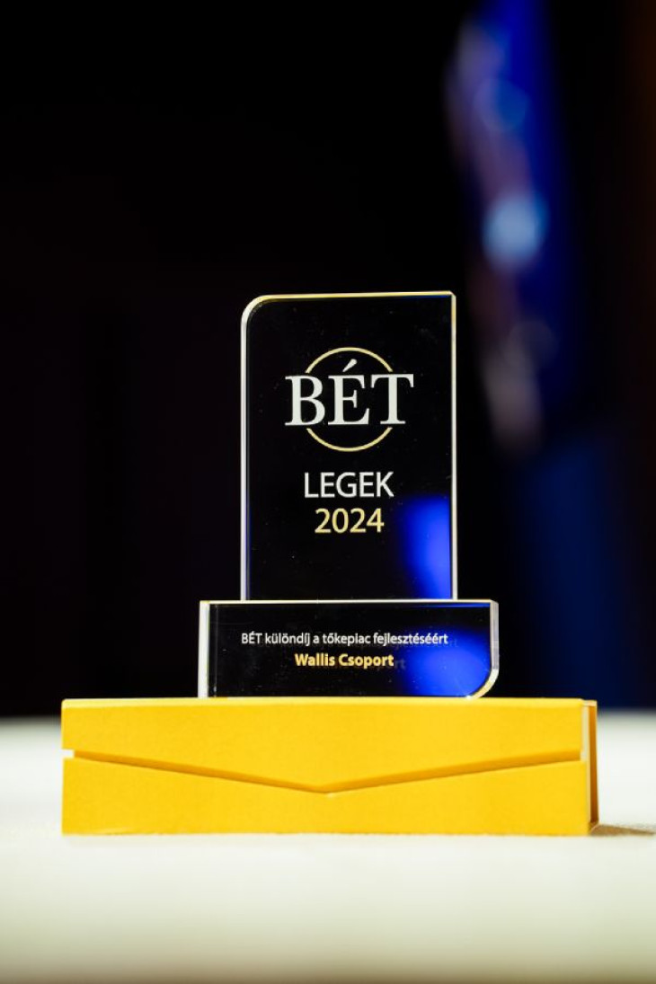Wallis Csoport BÉT Legek Díj 2024