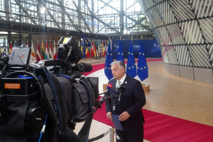 Orbán Viktor Brüsszelben 
