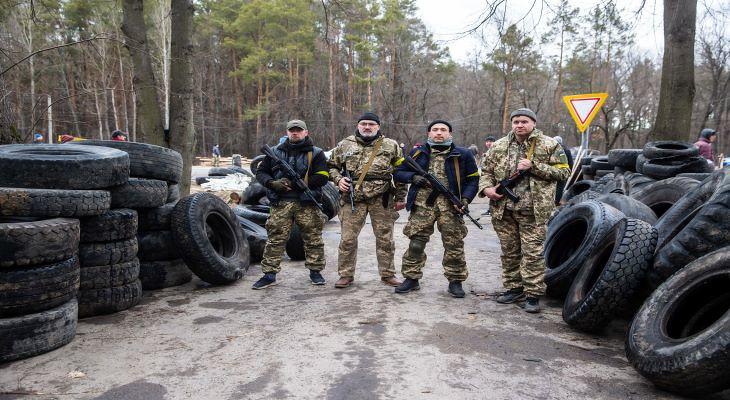 Ezekhez az ukránokhoz is csatlakozhatnak az önkéntes amerikai és kanadai harcosok (fotó Unian)