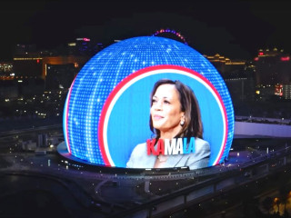 Kamala Harris reklám Las Vegasban