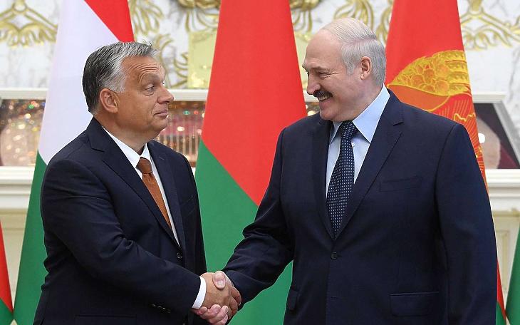 Orbán Viktor és Aljakszandr Lukasenka (Fotó: MTI) 