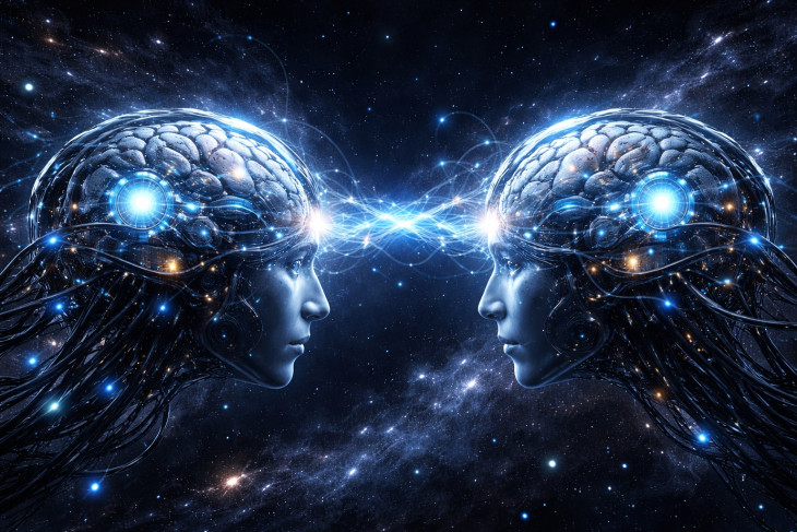 Az AI-rendszerek összekapcsolódnak, erősítik egymást. Fantáziarajz, forrás: ChatGPT.