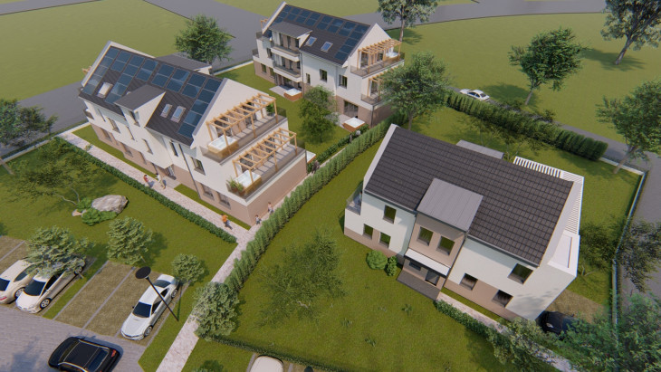 A soroksár-újtelepi Kertvárosi Lakópark látványterve