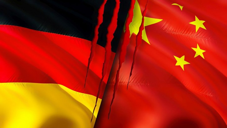 Súrlódások Németország és Kína közt