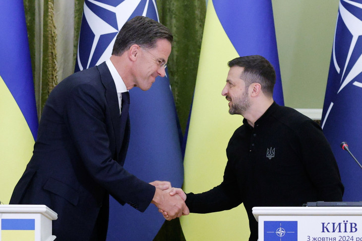 Területekért cserébe NATO-tagság? Az új NATO-főtitkár, Mark Rutte első külföldi útja Volodimir Zelenszkij ukrán elnökhöz vezetett Kijevbe