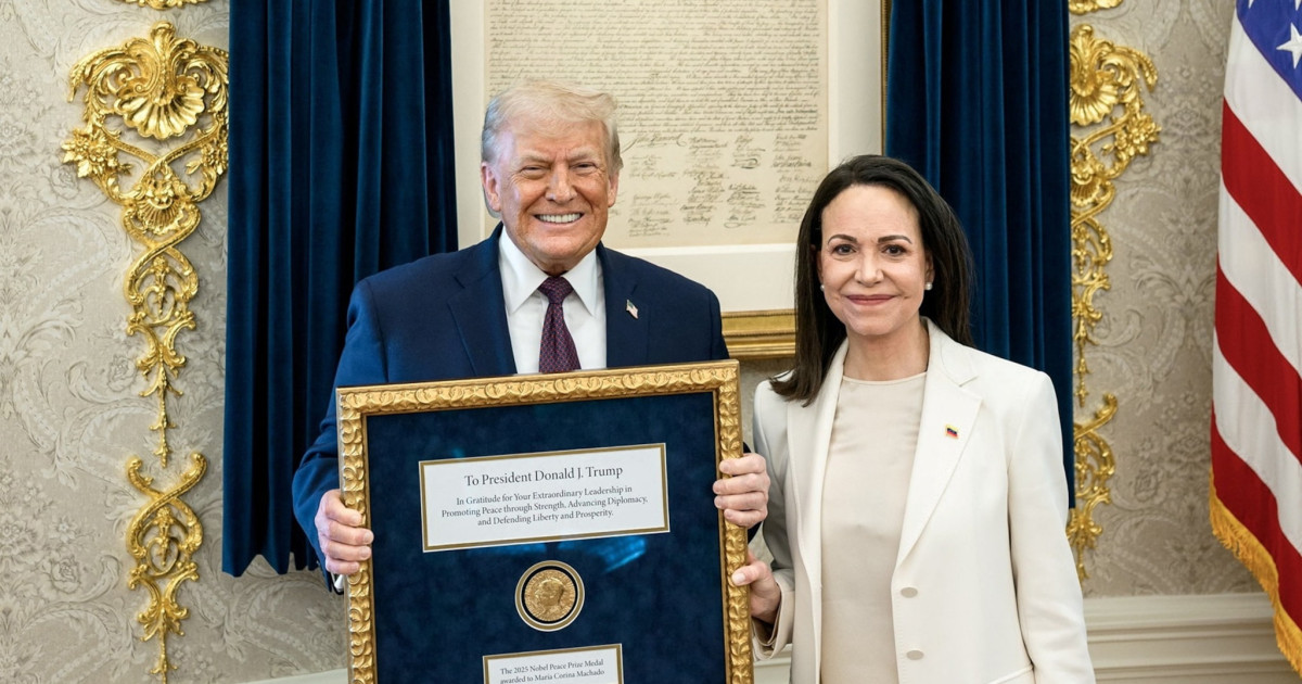 Trump mégis megkapta a Nobel-békedíjat