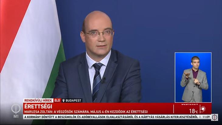 Maruzsa Zoltán: írásbeli vizsgák lesznek csak, szóbeli nem