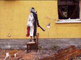 Kijevben megpróbálták ellopni Banksy egyik falfestményét