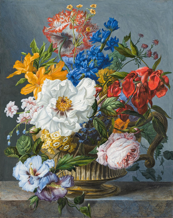 Josef Nigg: Virágcsendélet