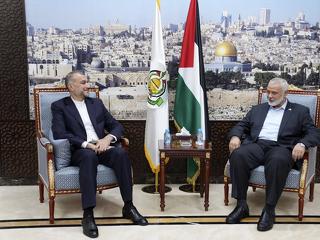 Az iráni külügyminiszterrel találkozott a Hamász vezetője Katarban