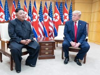 Kim Dzsongun és Trump