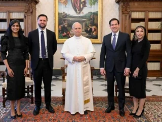 Ferenc pápa utolsó látogatójával tárgyalt XIV. Leó pápa