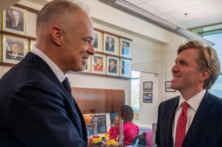  Elbridge A. Colby Washingtonban fogadta a magyar honvédelmi minisztert