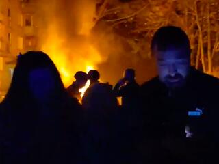 Vérfagyasztó képek: irányított bomba robbant Ukrajnában 