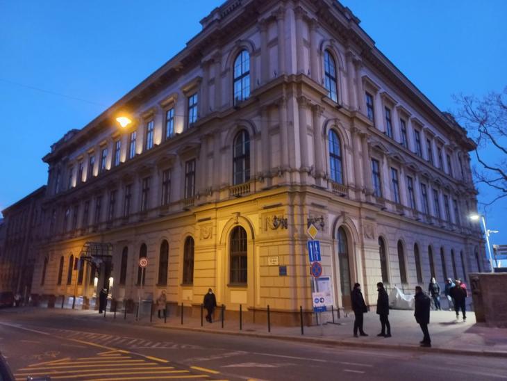 A Nemzetközi Beruházási Bank Fő utcai épülete Budapesten. Fotó: Jernei Gábor 