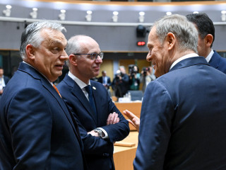 Orbán Viktor, Donald Tusk, Luc Frieden 