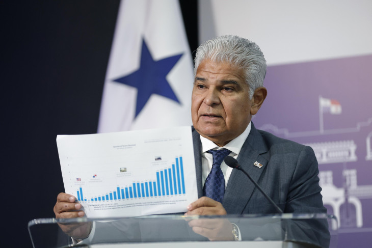 José Raúl Mulino panamai elnök december végén azt mondta, hogy nem fogják csökkenteni a csatorna használati díjait