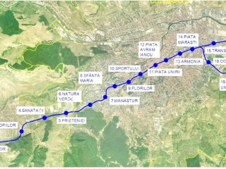 A kolozsvári metró 21 kilométeren át  fut majd a városon keresztül