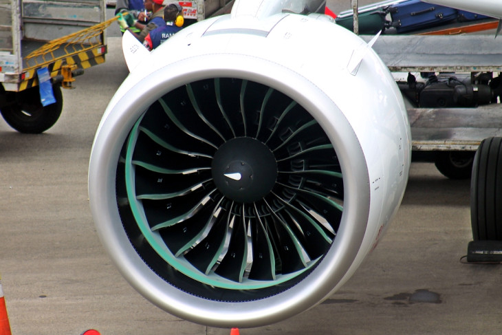 A Pratt & Whitney egyik hajtóműve