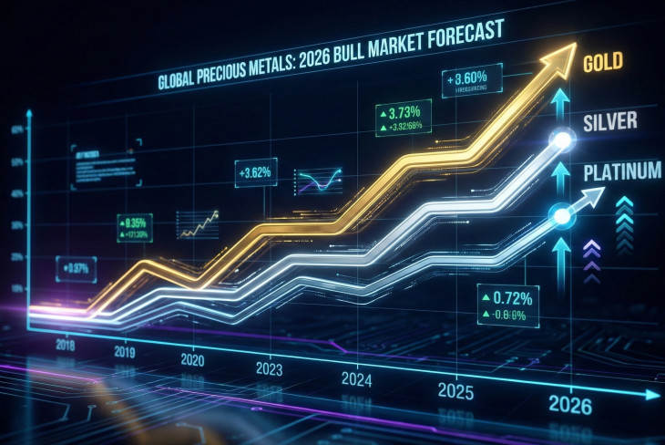 A 2026-ot meghatározó három fő nemesfém?