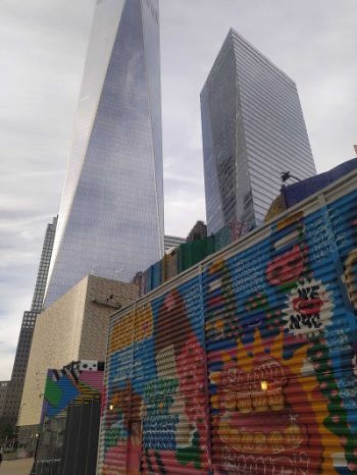 A New York-i mindennapok mennek tovább. A One World Trade Center emelkedik ki a képen. Fotó: Privátbankár/Kollár Dóra