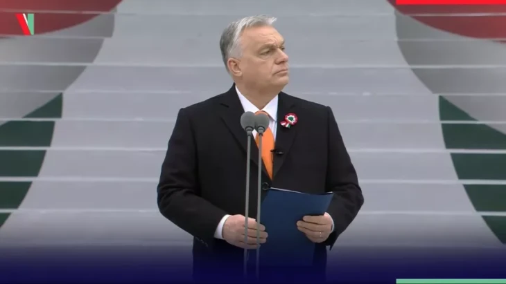 Orbán Viktor viszonylag rövid, de velős ünnepi beszédet tartott