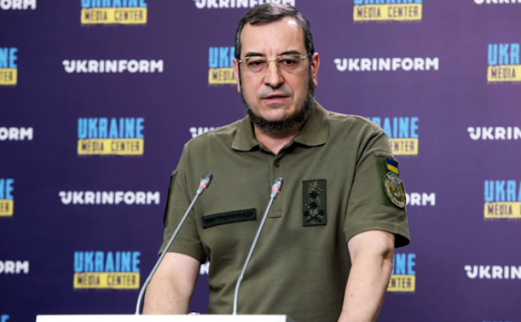 Vadim Szkibickij dandártábornok, az ukrán katonai hírszerzés vezetője. Fotó: ukrinfor.m.hu