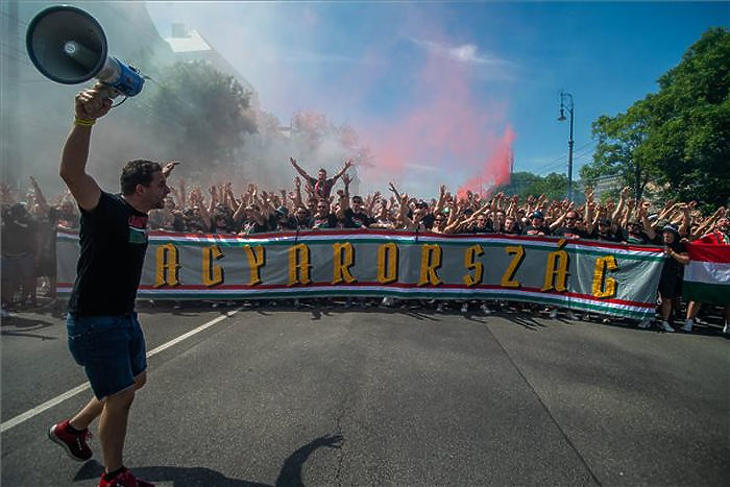 Így hangoltak a magyar szurkolók a portugálok elleni meccs előtt