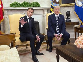 A francia elnök farzsebébe került Trump – Macron diktál Amerikának?