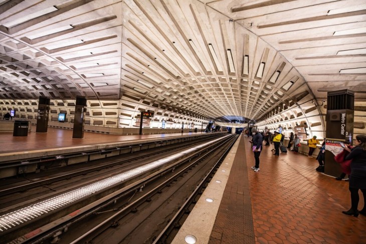 A washingtoni Metro Center Station. Fotó: Shutterstock