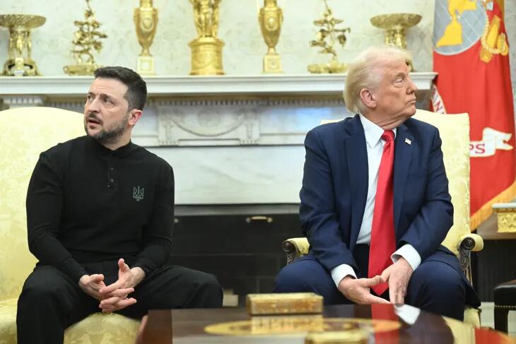 Elfordultak egymástól: Volodimir Zelenszkij ukrán, és Donald Trump amerikai elnök