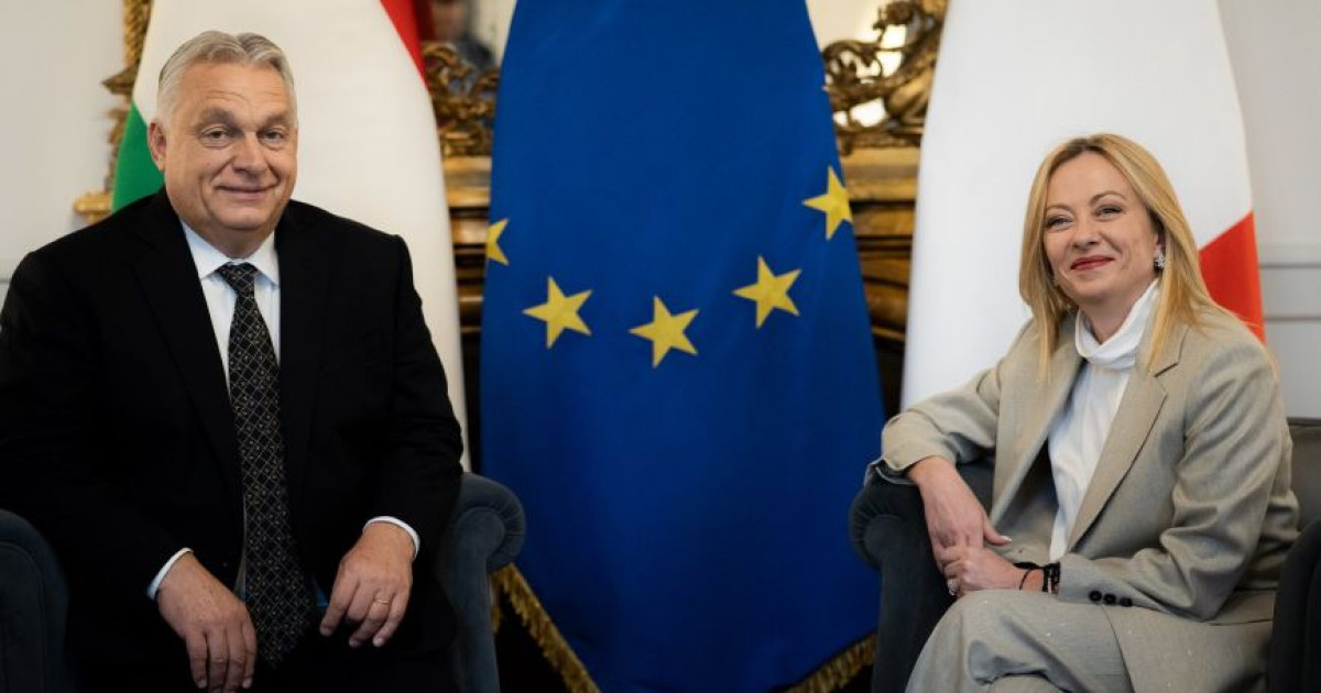 A nap képe: Orbán Viktor és Giorgia Meloni összemosolyogtak