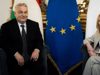 A nap képe: Orbán Viktor és Giorgia Meloni összemosolyogtak