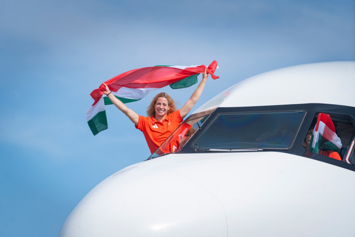 Gulyás Michelle az aranygépen, 2024. augusztus 12. 