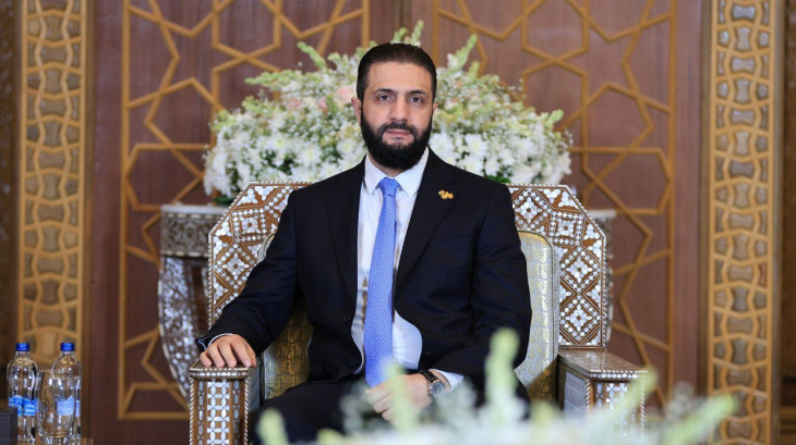 Ahmed al-Sharaa Szíria elnöke