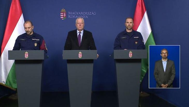 Itt nézhető vissza az operatív törzs sajtótájékoztatója