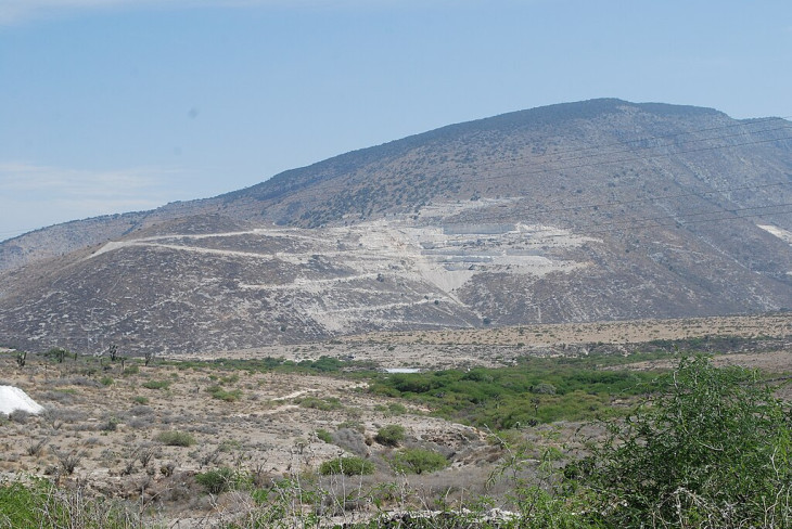 Bányavidék a mexikói Querétaro környékén