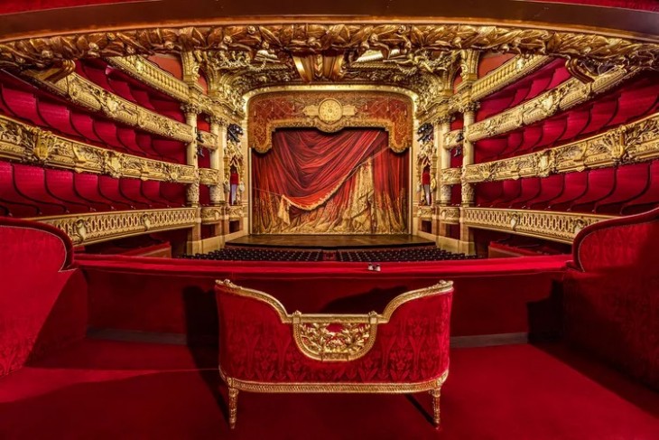 A párizsi opera belülről. Fotó: airbnb
