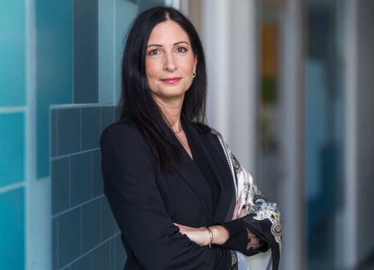 Jakabfalvy Dóra, a Fundamenta üzleti divíziójának ügyvezetője