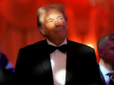 Donald Trump megválasztott amerikai elnök az America First Policy Intézet gáláján a Mar-a-Lago birtokán, a floridai Palm Beachben 2024. november 14-én. 
