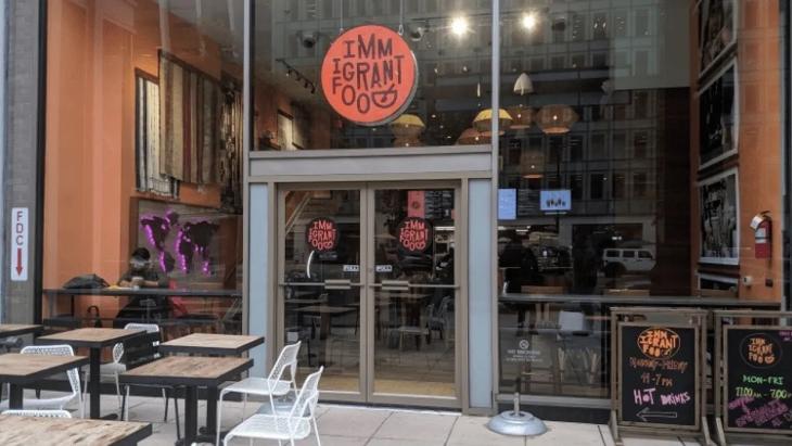 Immigrant Food a Fehér Ház mellett – étterem, és még valami más