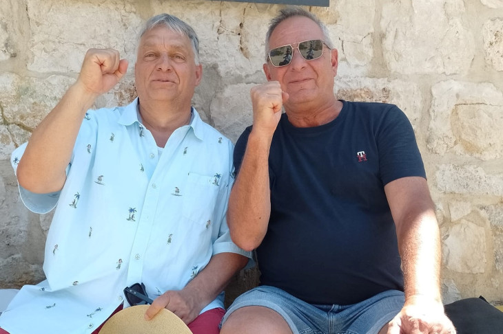 Orbán Viktor nyaral 