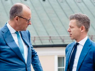 Kiderült, mit mondott Magyar Péter a német kancellárnak