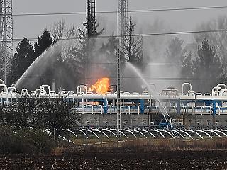 Belobbant a gáz a nagyhegyesi gáztározóban