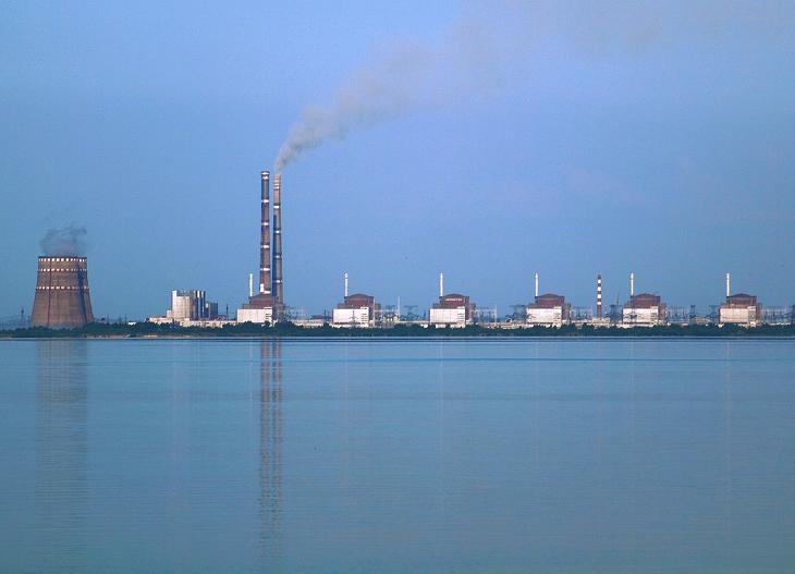 A zaporizzsjai atomerőmű. Fotó: Wikipedia