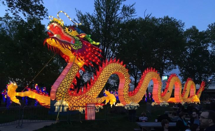 Kínai sárkány egy ünnepen (fotó: Pixabay. archív)