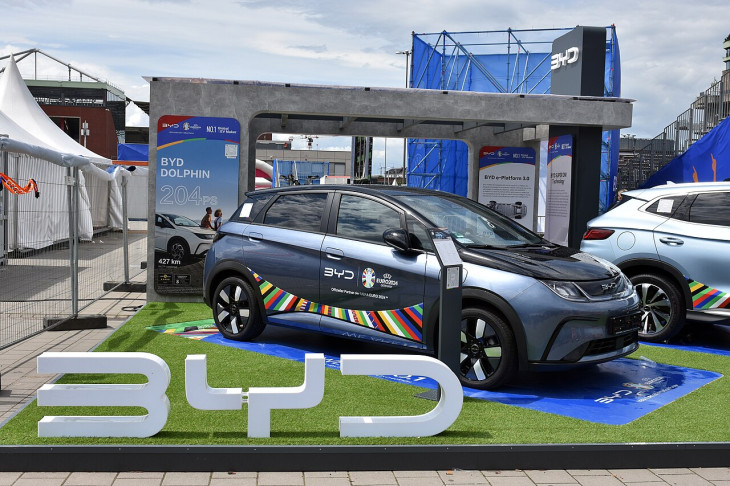 A BYD sportosan előz