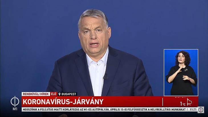 Orbán Viktor: életbe lép a kijárási korlátozás