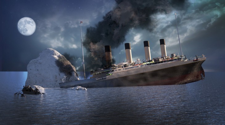 Az elsüllyedt Titanic roncsaihoz indult a pórul járt tengeralattjáró. Illusztráció: Depositphotos